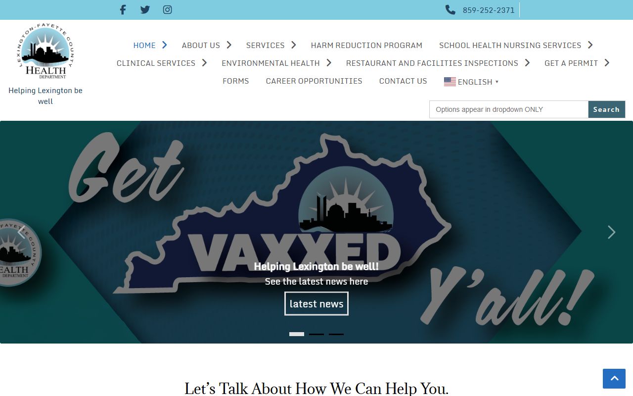 Lexington Birth Records local health department information